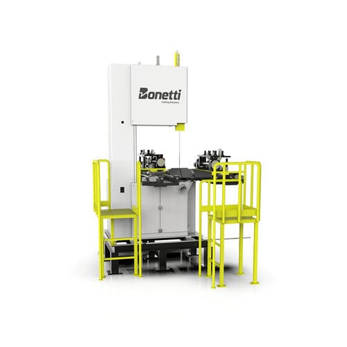 Ленточная пила - CAST 800 TWIN - BONETTI Cutting Solutions - вертикальная / для алюминия / высокоскоростная