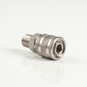 Фитинг для сжатого воздуха - FT 2521, FT 2551, FT 2522, FT 2552 series - F.lli TOGNELLA - быстрый / из нержавеющей стали / наружная резьба