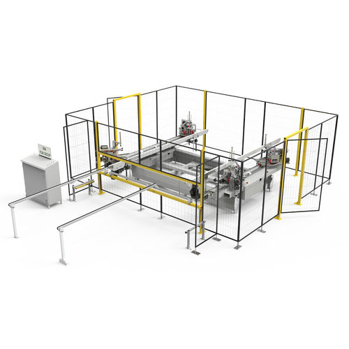 Машина для обжима углов с 4-мя головками - EVER THETA - Fom Industrie Aluminium Working Machinery - для алюминиевых профилей / автоматическая / электрогидравлическая