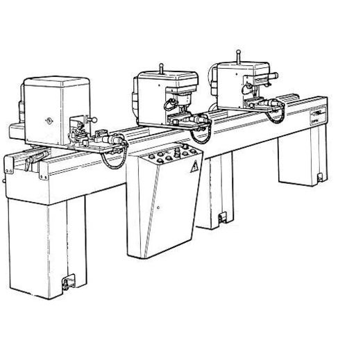Электропневматический сверлильно-резьбонарезной станок - GEMINI - Fom Industrie Aluminium Working Machinery - ЧПУ / для профилей