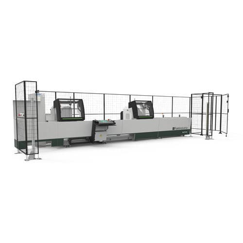 Двухголовочный станок для резки с фронтальными лезвиями - BLITZ FW - Fom Industrie Aluminium Working Machinery - для металлов