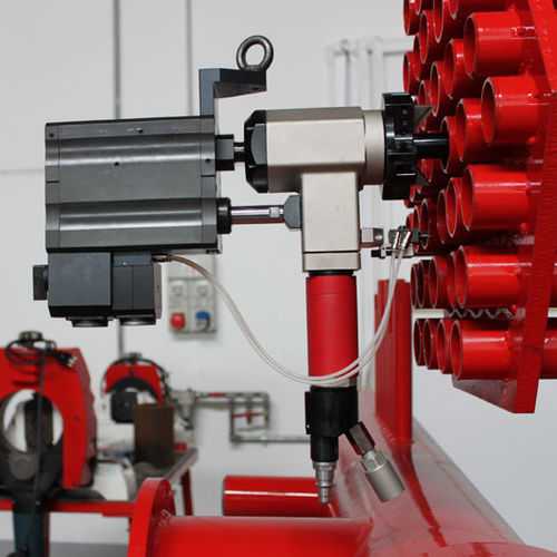 Пневматический кромкострогальный станок - BOILER 1-4 AUTO - G.B.C. INDUSTRIAL TOOLS - переносной / для торцовки труб / автоматический