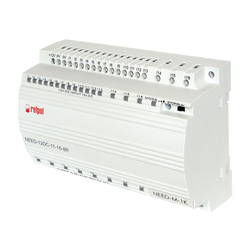 Программируемое реле на DIN-рейке - NEED-DC-11-16-8R series - RELPOL - 16 E / 8 S / RS232