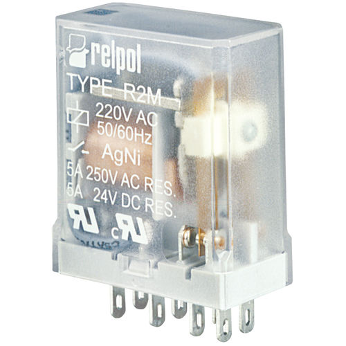Электромеханическое реле 6 Vcc - R2M series - RELPOL - 24 Vcc / 12 Vcc / 48 Vcc