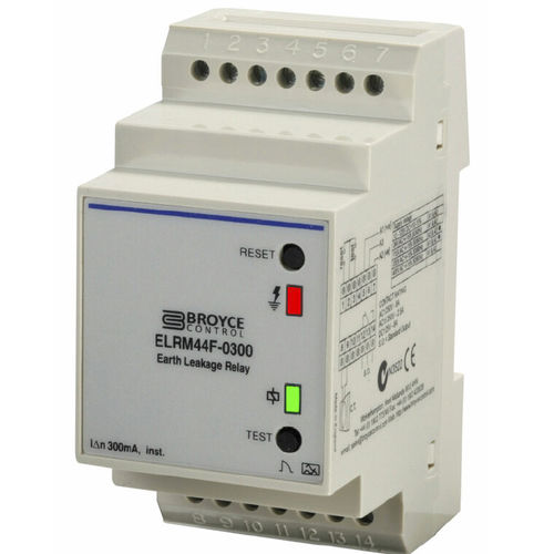 Реле для контроля замыкания на землю - ELRM44F-0030 - Broyce Control - трехфазовое / DC / на DIN-рейке