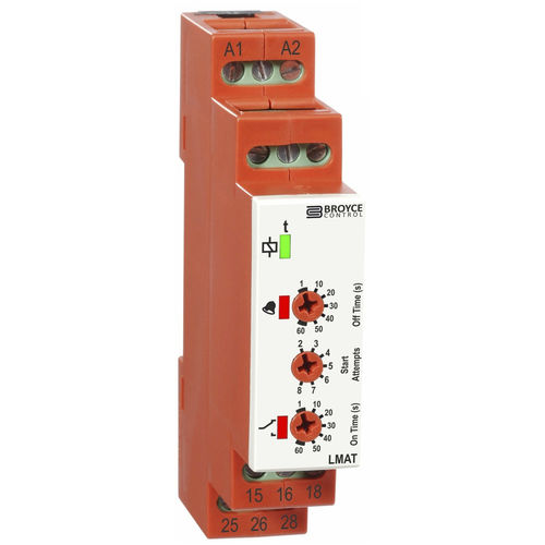 Таймер с многократным запуском - LMAT - Broyce Control - на DIN-рейке / для теплового двигателя / SPDT