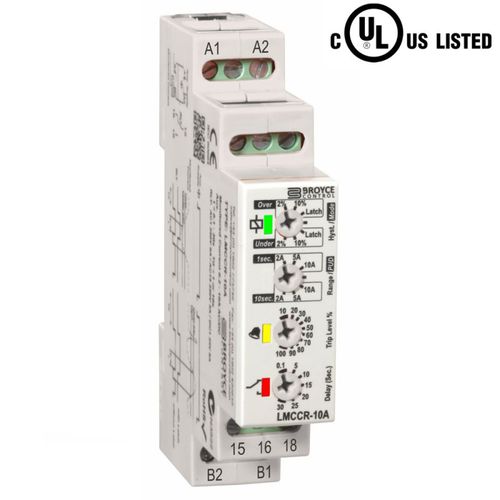 Реле для наблюдения недонапряжение - LMCVR-20V - Broyce Control - скачков напряжений / 1NO/NF / AC/DC