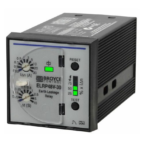 Реле для контроля замыкания на землю - ELRP48V-30 - Broyce Control - 1NO/NF / трехфазовое / DC