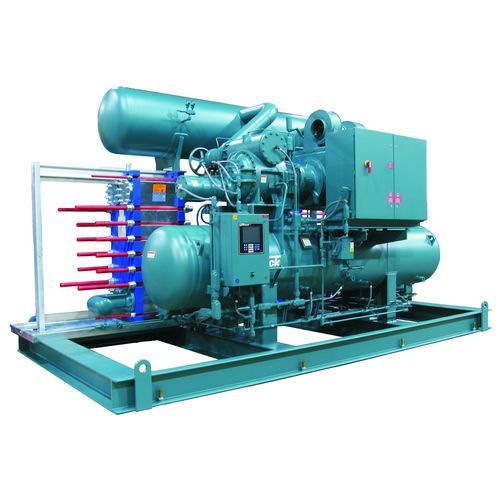 Охладитель с винтовым компрессором - PowerPac™ - FRICK Industrial Refrigeration - для жидкости / для промышленности / компактный
