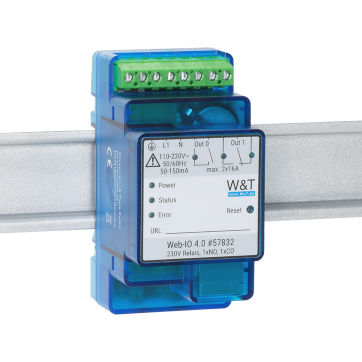 Цифровой выходной модуль - 57832 - Wiesemann & Theis - Modbus TCP / с релейным выходом / для сети