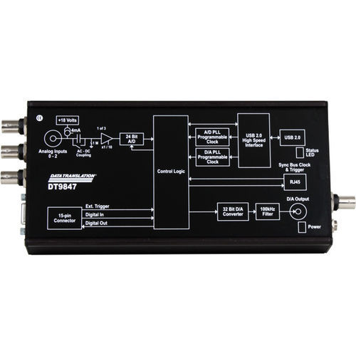 Анализатор сигнала - DT9847 series - Measurement Computing - для наблюдения / аудио / гармоник