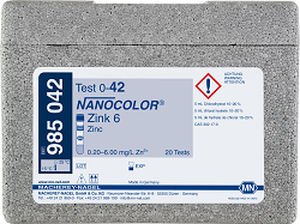 Анализатор цинка -  NANOCOLOR® Zinc 6 - MACHEREY-NAGEL - ионной концентрации / переносной / фотометрический