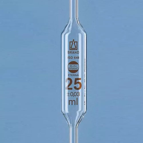 Моноканальная пипетка - AR-GLAS® series - BRAND - объемная / из стекла / с ручным управлением