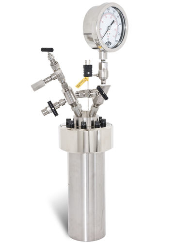 Металлический резервуар - Series 4625 High Pressure Vessels, 600-1200 mL - Parr Instrument Company - для лабораторий / высокое давление / вертикальный