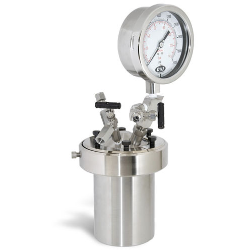 Металлический резервуар - Series 4600 1 & 2 L Pressure Vessel Systems - Parr Instrument Company - высокое давление / вертикальный