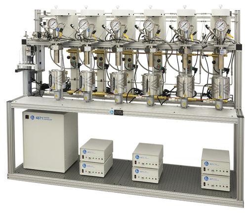 Реактор для параллельного синтеза - Six Reactor Parallel System with Automatic Sampling System - Parr Instrument Company