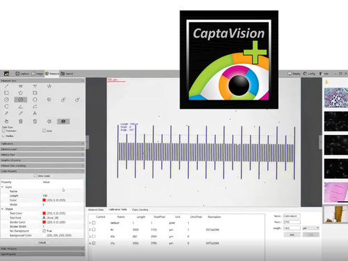 Программное обеспечение для камеры - CaptaVision+™ - Unitron - управления изображением / для интерфейса / для управления
