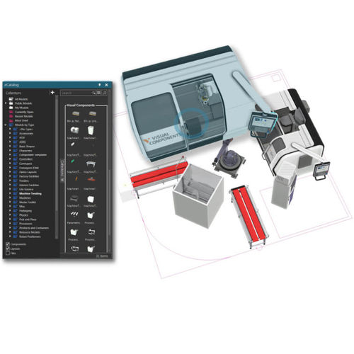 Программное обеспечение моделирования - ESSENTIALS - Visual Components.com - для разработки / для автоматизации процесса / издания