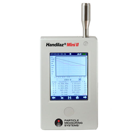 Воздушный счетчик аэрозольных частиц - Handilaz® Mini II - Particle Measuring Systems - цифровой / электронный / для чистого помещения