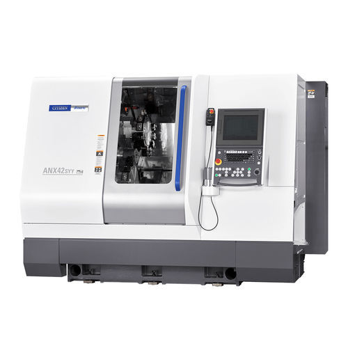 Токарный автомат ЧПУ - ANX42SYY - CITIZEN MACHINERY MIYANO CO.,LTD - 3 оси / с двумя стержнями / 24 инструмента