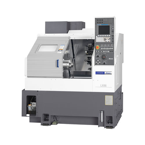 Токарный станок ЧПУ - LX06/08E - CITIZEN MACHINERY MIYANO CO.,LTD - 2 оси / 8 инструментов / с портальным разгрузчиком