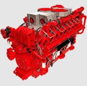 Дизельный двигатель - QSK95-M - Cummins Inc. - 16 цилиндров / турбо / морской