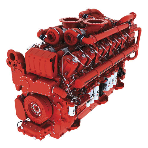 Дизельный двигатель - QSK95 - Cummins Inc. - 16 цилиндров / турбо / для горной индустрии