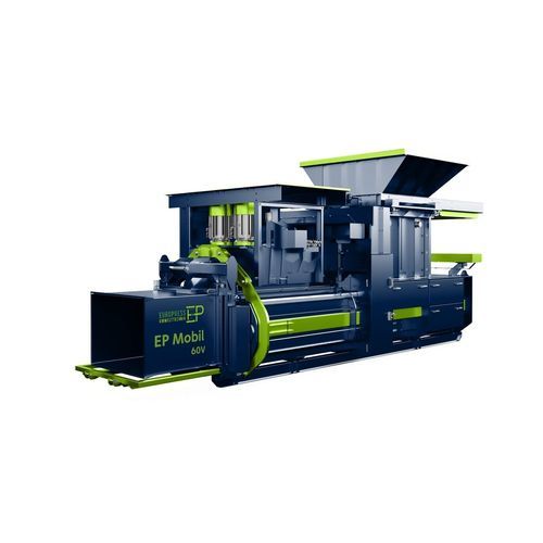 Упаковочный пресс для отходов - EP Mobil 60 V - Europress Umwelttechnik GmbH - вертикальный / с каналом / мобильный