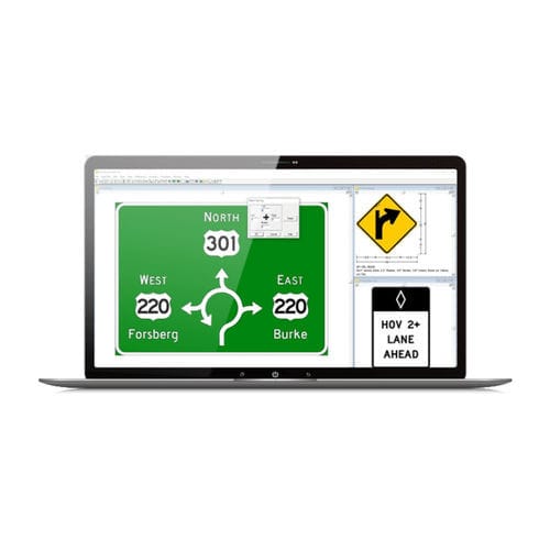Программное обеспечение CAO - OpenRoads SignCAD - Bentley Systems Europe B.V. - для резки / MES