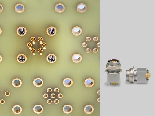 Соединитель для источника электропитания - LEMO - PCB / двухтактный / плотная посадка