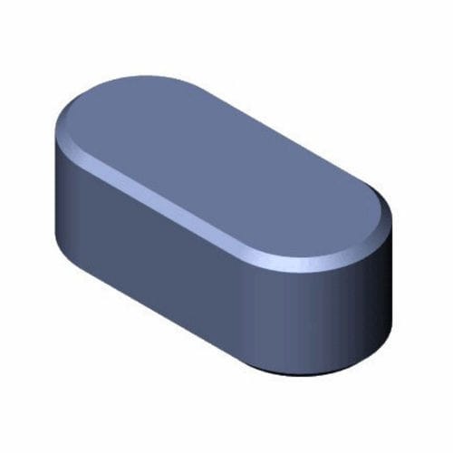 Призматическая шпонка DIN 6885 A - Form A series - Chiavette Unificate S.p.A.