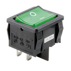 Клавишный переключатель - KB03348 series - OMEGA FUSIBILI - двухполюсный / вкл./выкл. / нейлоновый