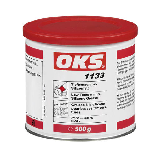 Консистентная смазка для смазки - 1133 - OKS Spezialschmierstoffe GmbH - силиконовая / для подшипника / для кабелей