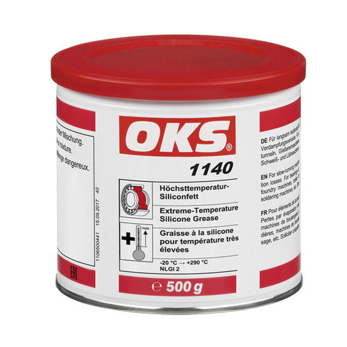 Консистентная смазка для смазки - 1140 - OKS Spezialschmierstoffe GmbH - силиконовая / для подшипника / для цепи