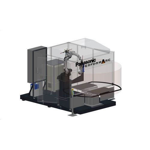 Роботизированная ячейка для дуговой сварки - PerfomArc MT series - Panasonic Robot & Welding system solutions