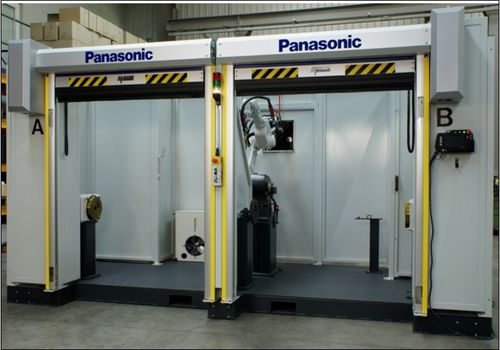 Роботизированная ячейка для дуговой сварки - PerformArc TT series - Panasonic Robot & Welding system solutions - для обрабатывающего центра