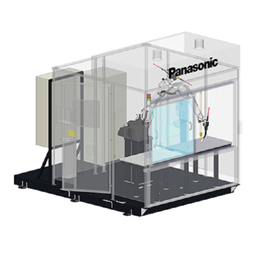 Роботизированная ячейка для дуговой сварки - PA-c-TT connect series - Panasonic Robot & Welding system solutions - для сварки MIG-MAG / для небольших деталей / с повышенной гибкостью