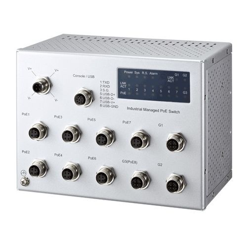 Управляемый коммутатор Ethernet - JetNet 6910G-M12 - Korenix Technology - 10 портов / Gigabit Ethernet / уровня 2
