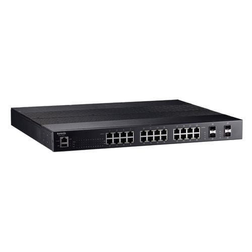 Управляемый коммутатор Ethernet - JetNet 7628X-4F  - Korenix Technology - 28 портов / 4 оптоволоконных порта / Gigabit Ethernet
