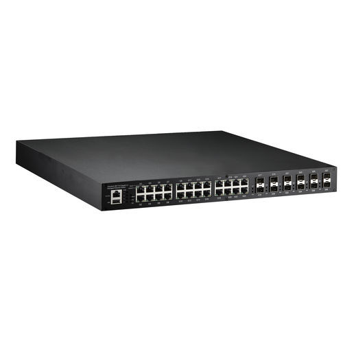 Управляемый коммутатор Ethernet - JetNet 6528Gf - Korenix Technology - 10/100BaseT(X) / 28 портов / уровня 2