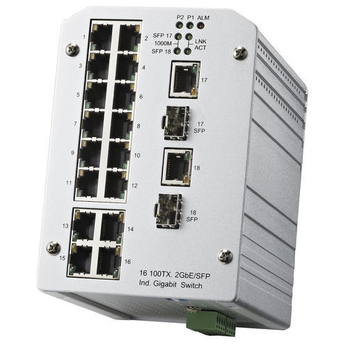 Неуправляемый коммутатор Ethernet - JetNet 3018G V3  - Korenix Technology - 16 портов / гигабит / RJ45