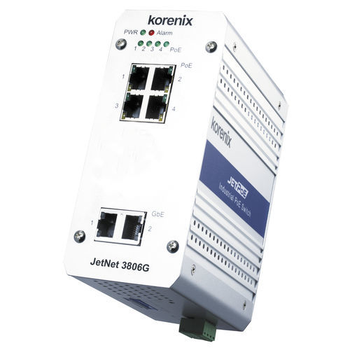 Коммутатор Ethernet усилитель - JetNet 3806G - Korenix Technology - неуправляемый / 10/100BaseT(X) / 6 портов