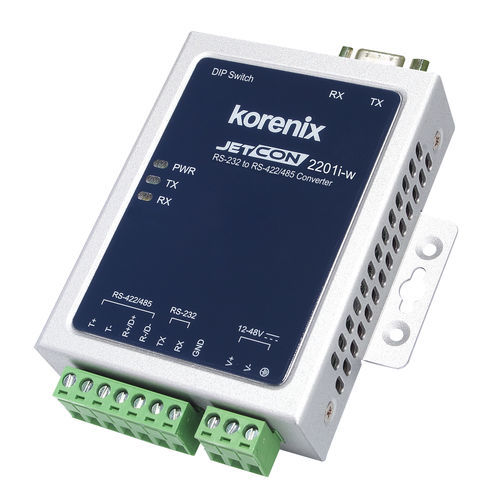 Преобразователь протокола - JetCon 2201-w/ 2201i-w - Korenix Technology - RS-232 / RS-485 / RS422