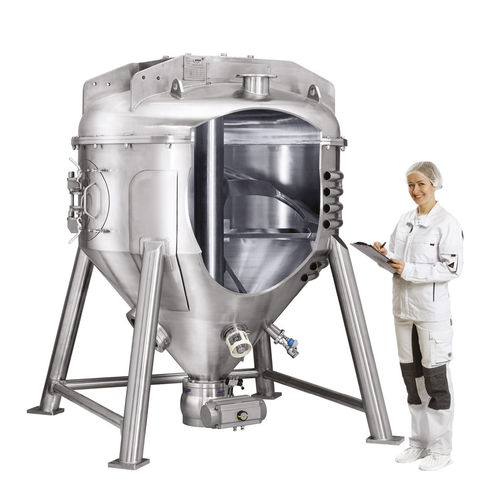 Осушитель с коническим дном - AMT - amixon GmbH - вакуумный / батч / для теста