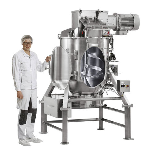 Мешалка с лентами - KS - amixon GmbH - импульсного действия / для порошка / одноосная