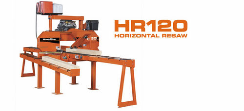 Пила для панелей - HR120 - Wood-Mizer - горизонтальная / по дереву / автоматическая