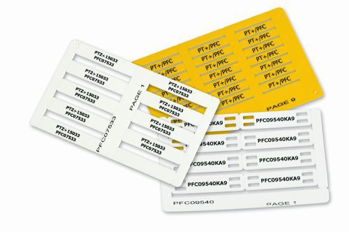 Этикетка для идентификации - PFC series - Partex Marking Systems - прямоугольная / для маркировки кабеля