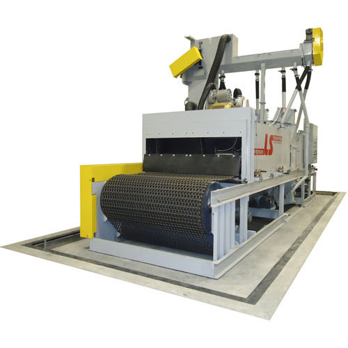 Ленточный дробеструйный аппарат - MBB 72x12 - LS Industries - для металла / автоматический