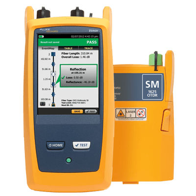 OTDR-модуль для тестирования оптического волокна - OptiFiber® Pro - Fluke Networks