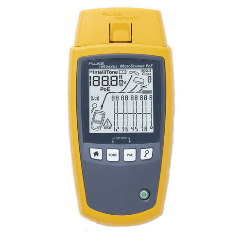 Тестер напряжения - MicroScanner™  - Fluke Networks - сети Ethernet / для кабелей / для промышленности